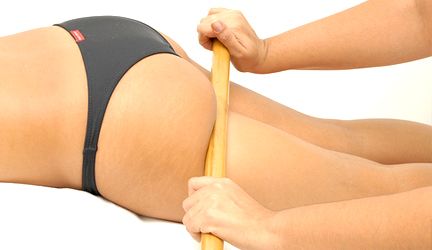 Massagem para Celulite com Bambu